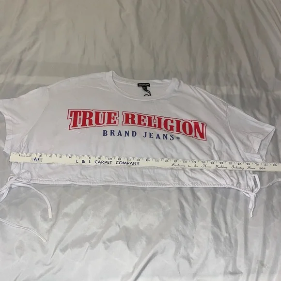 True Religion Drawcord Crop Top - Picture 4 of 7